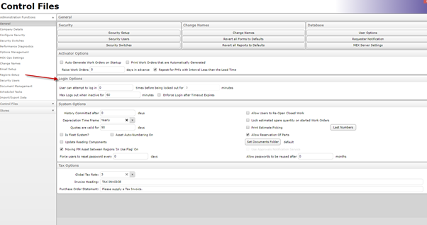 Control Files