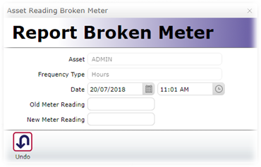 Report Broken Meter Details