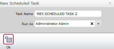 New Task Schedule