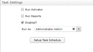 Task Settings