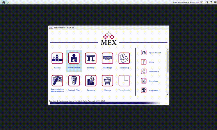 MEX Control Files