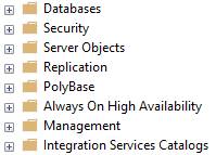 SSMS Folders