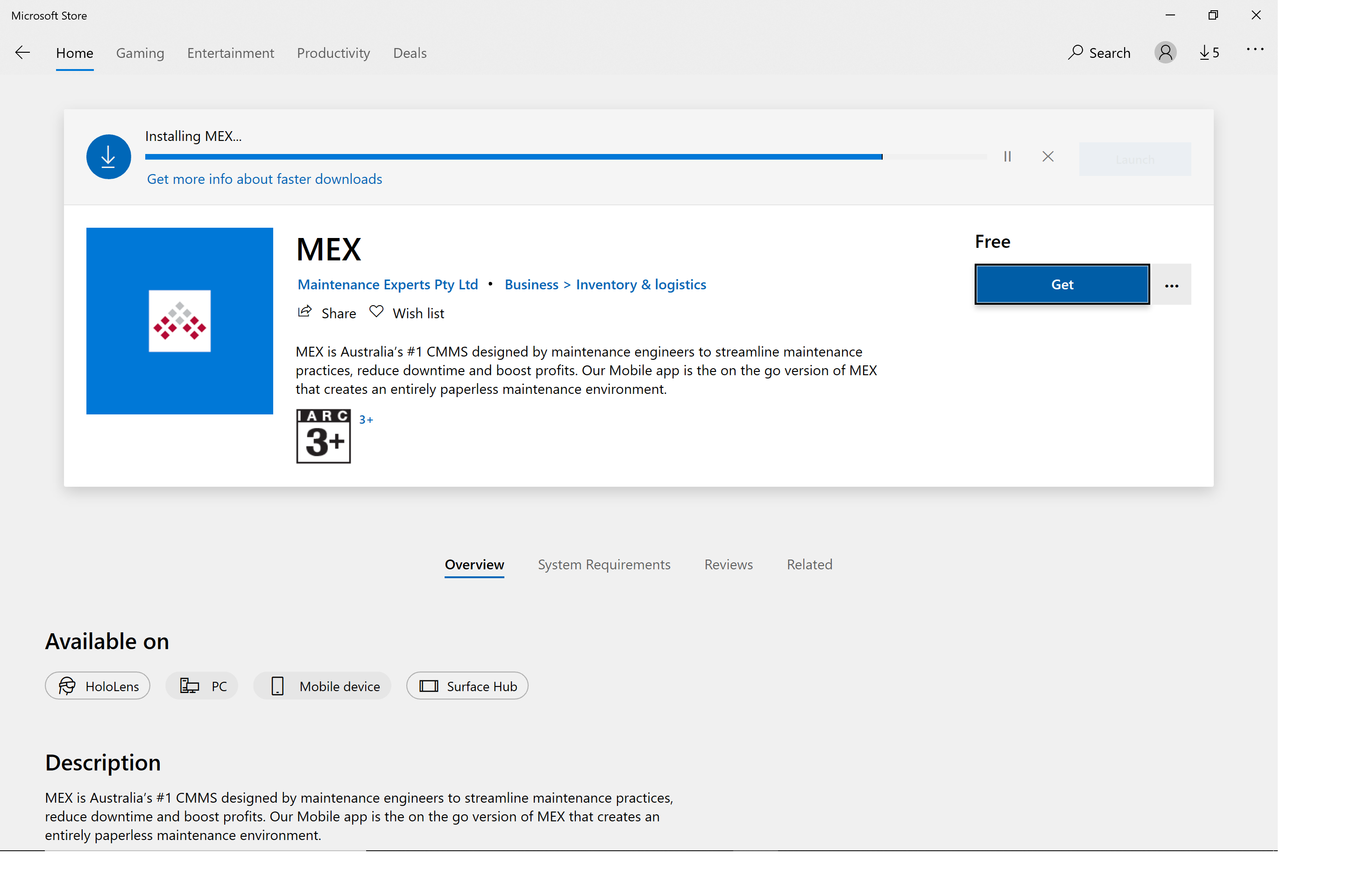 Download MEX Windows App
