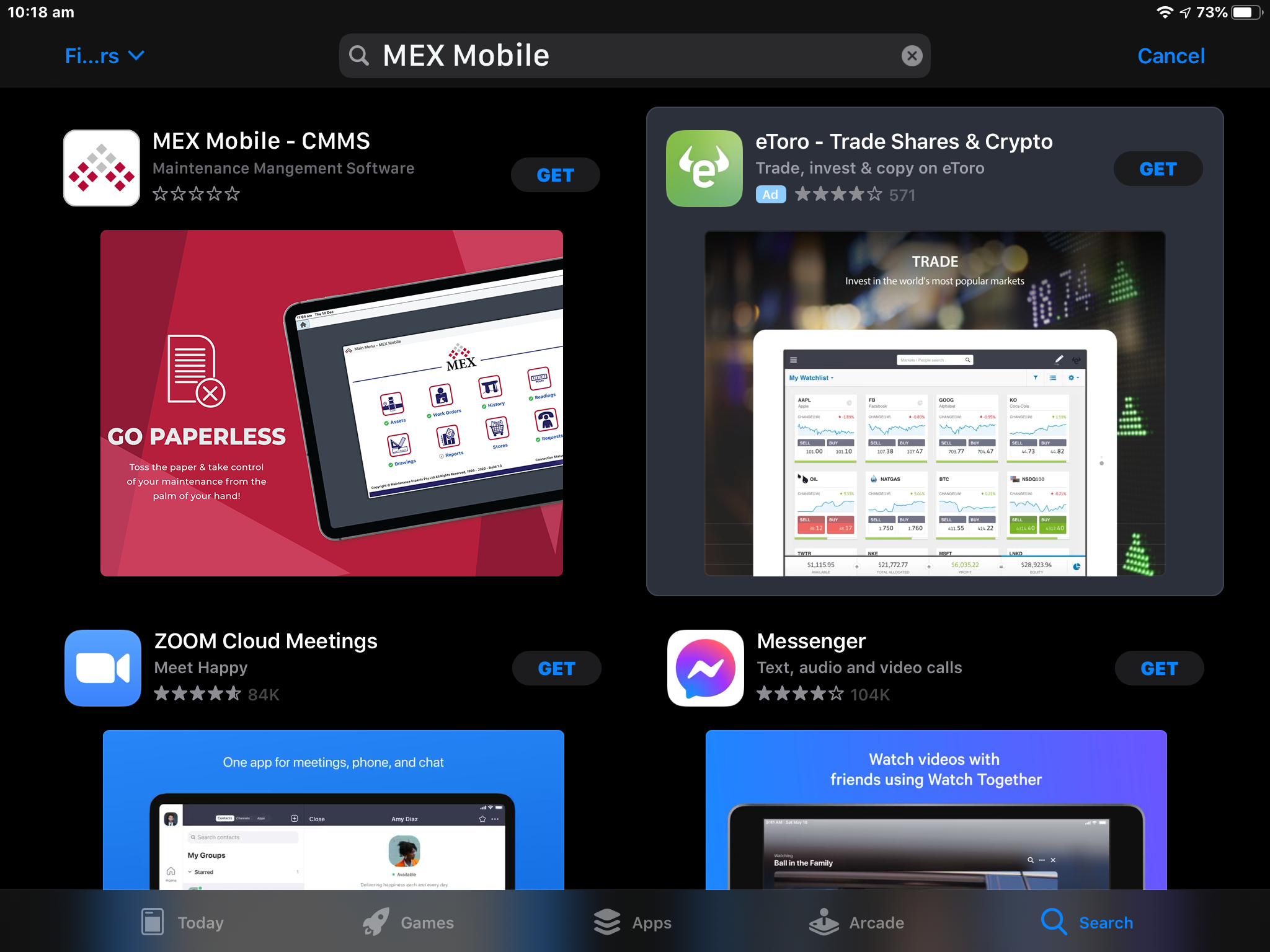 Download MEX iOS App