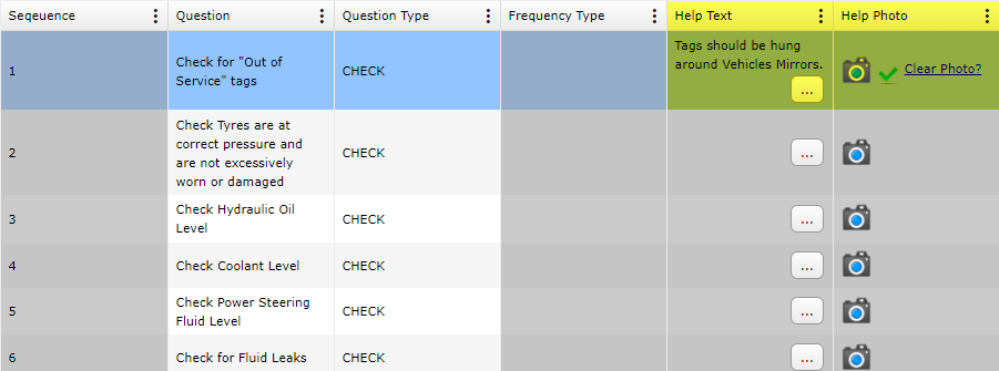 Prestart Answers Help Items