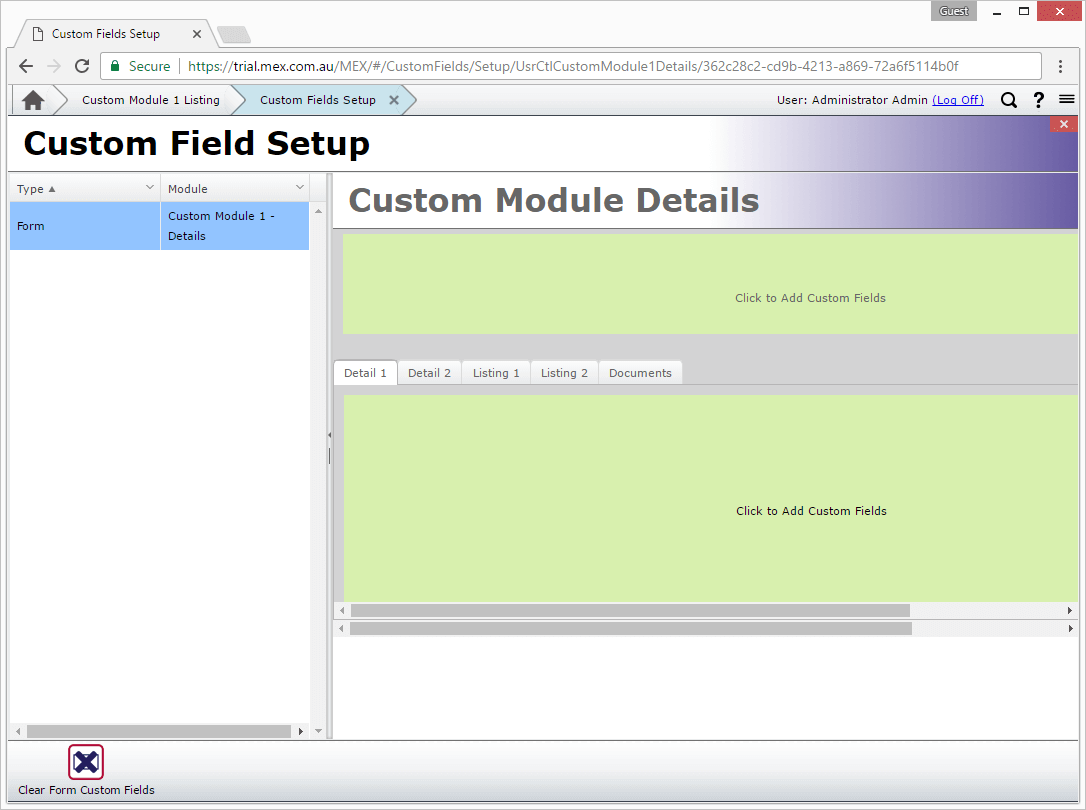 Adding fields to the Details Screen