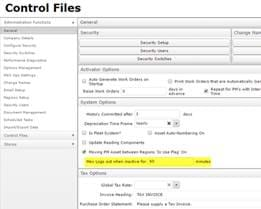 Control Files MEX