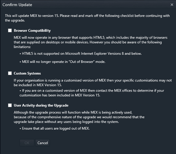 ConfirmMEX15Upgrade