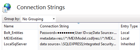 Changing the Connection Strings