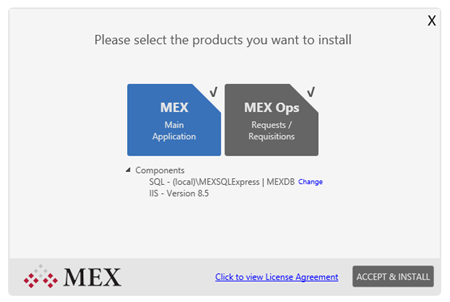 MEX Components Installer V15