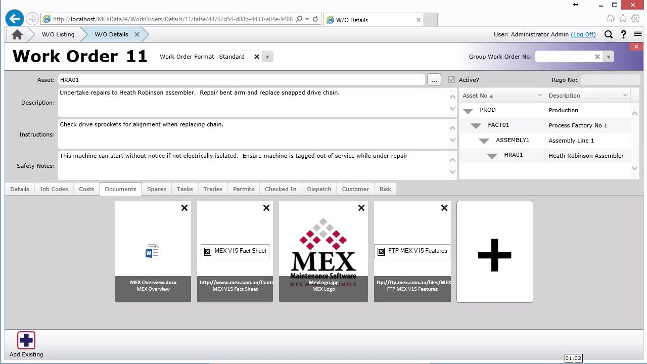 MEX Documents Icon View