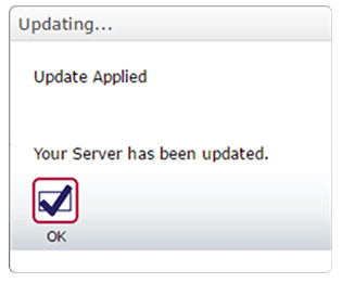 MEX Server Settings Update Applied