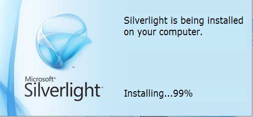 MEX Installing Silverlight 4