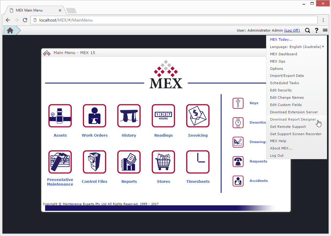 MEX Report Designer Download
