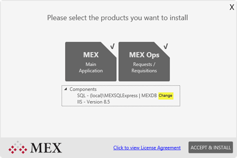 MEX Staller Products Form