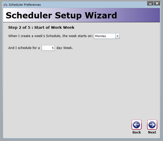 MEX Scheduler Setup 3