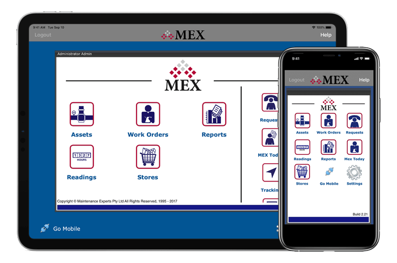 MEX App on iOS Devices