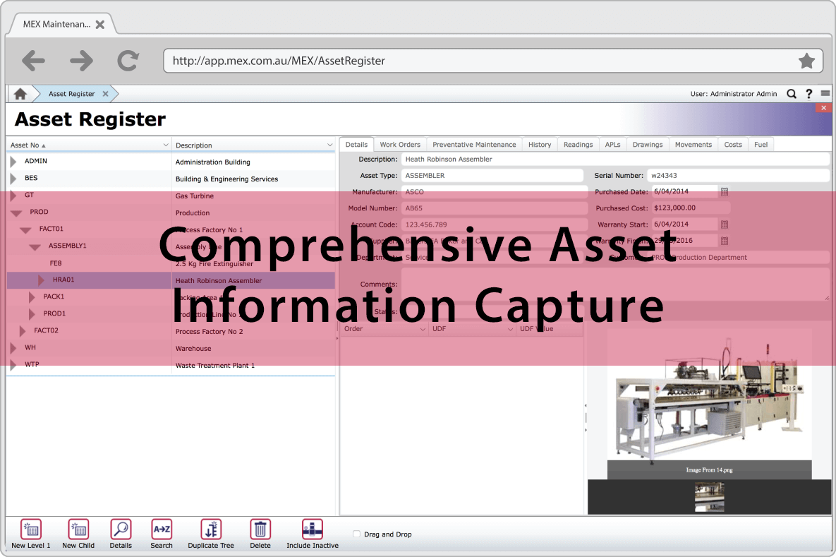 MEX Asset Register Comprehensive