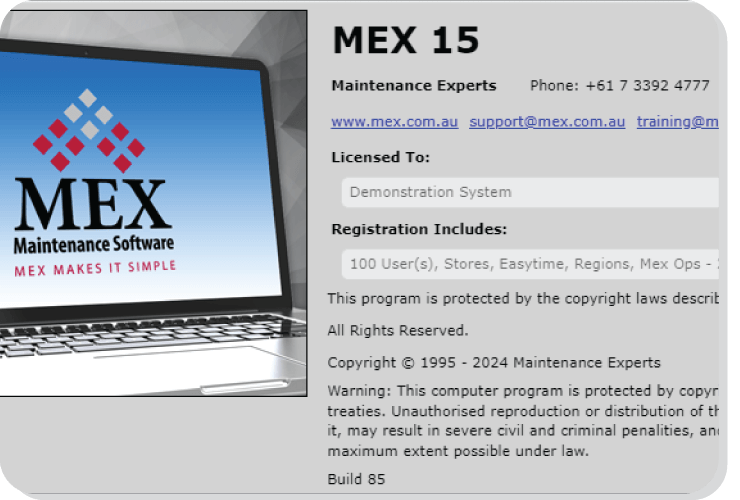 MEX system Upgrade